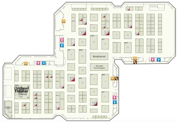DesignCon floor plan