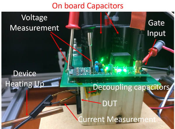 Short circuit test setup