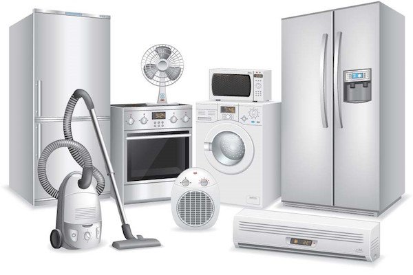Typical home appliances
