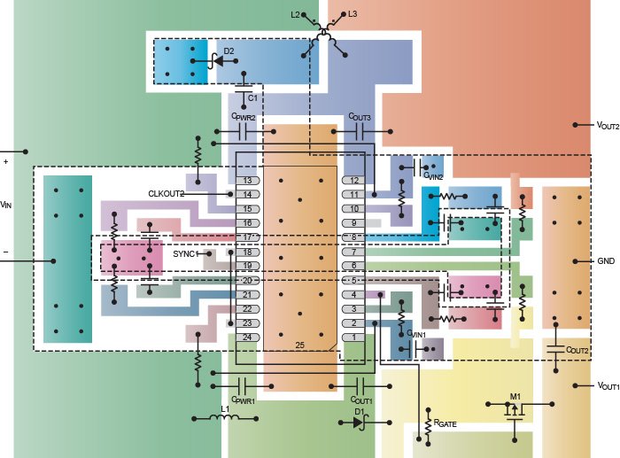 Example PCB layout from page 17 of the datasheet.