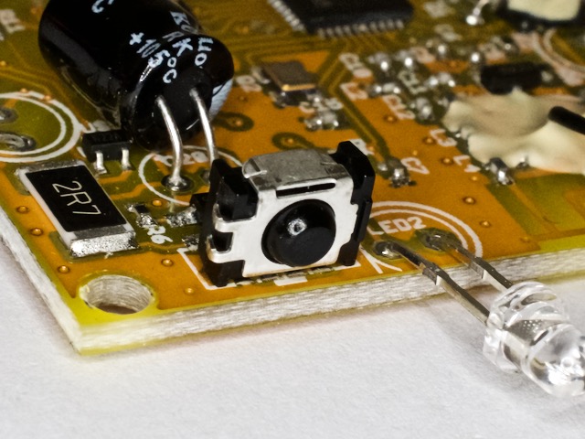 IR Receiver on the Smart Bluetooth Remote Control - Photo By: Alex Udanis