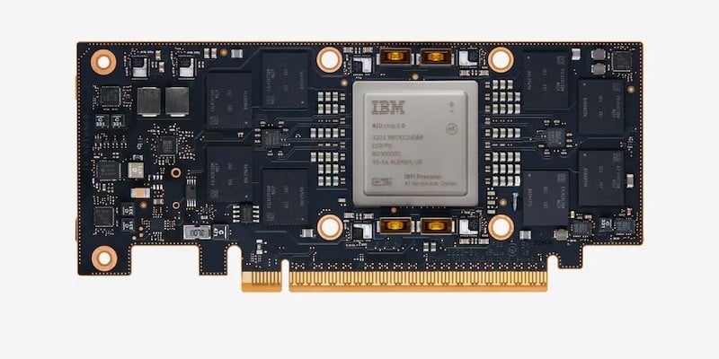 IBM’s AIU-based graphics card.