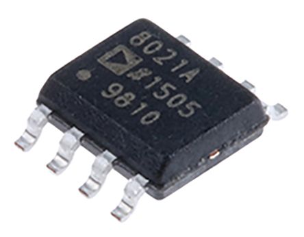 AD8021ARZ-REEL7,Instruments, Operational Amplifiers, Buffer Amplifiers,OP Amp Single Volt Fdbk 12V/24V 8-Pin SOIC N T/R