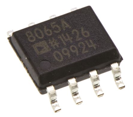AD8065ARZ,Instruments, Operational Amplifiers, Buffer Amplifiers,OP Amp Single Volt Fdbk R-R O/P ±12V/24V Automotive 8-Pin SOIC N Tube