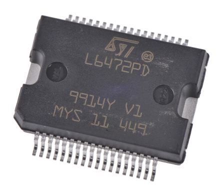 L6472PD,Motion Motor Controllers,IC MTR DRV BIPLR 3.3V/5V 36PWRSO