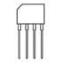 KBP201G,Rectifiers, Bridge,Diode Rectifier Bridge Single 100 Volt 2A 4-Pin KBP