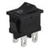 1858.0103,Rocker,DPST ON-OFF Curved Rocker Switch 12A 125-250VAC
