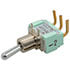 MTM00100F,Toggle,Sub-Miniature Toggle Switch SPDT ON-ON 6A 125VAC Unthreaded Right Angle Horiz. PC Mount