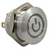 AV1610P612R04,Pushbutton,Anti-Vandal Pushbutton Switch SPDT Momentary ON-(ON) 2A 12VDC Illuminated Green
