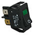 1555.3109-00,Rocker,Illuminated Rocker Switch Black with Green LED DPST ON-OFF 0.25" Quick Connect