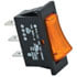 103-7083-EV,Rocker,SPST ON-OFF Panel Mount Yellow Illuminated Rocker Switch