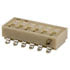 90HBW06PT,DIP,DIP Switch 6 Position On Off Single Pole 0.1 Amp @ 24 Volt Flush Slide