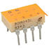90B04SL,DIP,DIP Switch SPST 4 Position Through Hole Slide (Standard) Actuator 25mA 24VDC