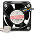 F-4020FH12B,1.60" (40mm),Tubeaxial Fan 40x40x20mm 12 Volt DC Brushless Ball Bearing 23 CFM