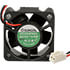 KD1204PKS3,1.60" (40mm),12VDC 40x40x20mm Ball Bearing Fan 8CFM