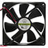GD129225EB-N (2I9),3.63" (92mm),12 Volt DC 92x92x25mm Brushless Tubeaxial Fan 75 CFM