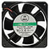 GA1123XSL,4.68" (120mm),120x120x38mm Tubeaxial Fan 115VAC Brushless Sleeve Bearing 12" Wires 117 CFM