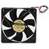 AD1224LB-A7FGL,4.68" (120mm),Tubeaxial Fan 120x120x25mm 24VDC Brushless (4)12" Wires (speed+PWM) 72 CFM