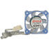 DFS401012M,1.60" (40mm),12VDC 40x40x10 Sleeve Bearing Fan 10 Inch Leads