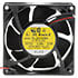 KLDC12B4,3.63" (92mm),12 Volt DC 92x92x32mm Brushless Tubeaxial Fan 53 CFM