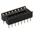 ICS-316-T,DIP Soldertail,IC Socket 16-Pin Dual Wipe Low Profile 0.3 Inch Wide