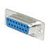 1001-15S-R,D-Subminiature,15-Pin Female D-Sub Connector