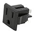 0709-PQ,AC Power Receptacles,NEMA Receptacle Panel Mount 0.187" Pushons 125VAC 15A