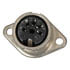 57HB5F,DIN Connectors,Socket Female DIN 5-Pin Panel Mount Bayonet Extension Shell