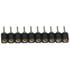 6100-1X10-R,Single-in-Line,Socket SIPP 10 Pin Machine Tooled Pins Soldertail