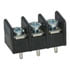 A102203,Barrier Terminal Blocks,Terminal Dual-Barrier Strip 3 Position 0.325" (8.26mm) Pitch Straight PC Mount 20A 250V