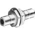 228553-1,SMB,Connector SMB Adapter RCP/Receptacle 0Hz to 4GHz 50 Ohm Straight Panel Mount Gold