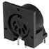 62PC7F,DIN Connectors,Connector Circular DIN Female 7 Position Solder Right Angle Through Hole 7 Terminal 1 Port