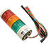 LES-302AW-RYG,Signal Lights,Tower Signal Light 50 mm 24 V (AC/DC) 3 Color Red, Yellow(Amber), Green Continuous Light Direct Mount