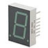 HDSP-8603,7-Segment,7-Segment LED Display 0.8"H Single-Digit Green DIP-18