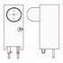 5510204F,PC Mount Housing,LED Uni-Color Green 563nm 4-Pin Bulk