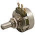 RV4NAYSD254A,Potentiometers,250K Ohm Linear Potentiometer 10% 2W 500V Round Slotted Shaft