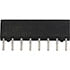 4308M-101-103LF,Network, SIP,7 Resistor Network Array Bussed 10K Ohm 250mW per Element SIP-8
