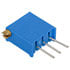 64X2K (3296X-1-202),Trimmers,2k Ohm 3/8" Square Cermet Potentiometer 25 Turn 1/2 Watt
