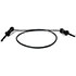 204XM-24BLK,Test Leads,XM Micro-Hook Test Lead 22 AWG Black PVC 24 Inch