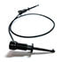 204XM-12BLK,Test Leads,XM Micro-Hook 22 AWG PVC Test Lead Black 12 Inch