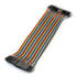 ZW-MF-20,Jumper Wires,ZipWire 40 Piece 20cm Male to Female Colored Jumper Wires