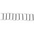 WJW-08 BLACK,Jumper Wires,0.75" Black Pre-Formed 22AWG Jumper Wires